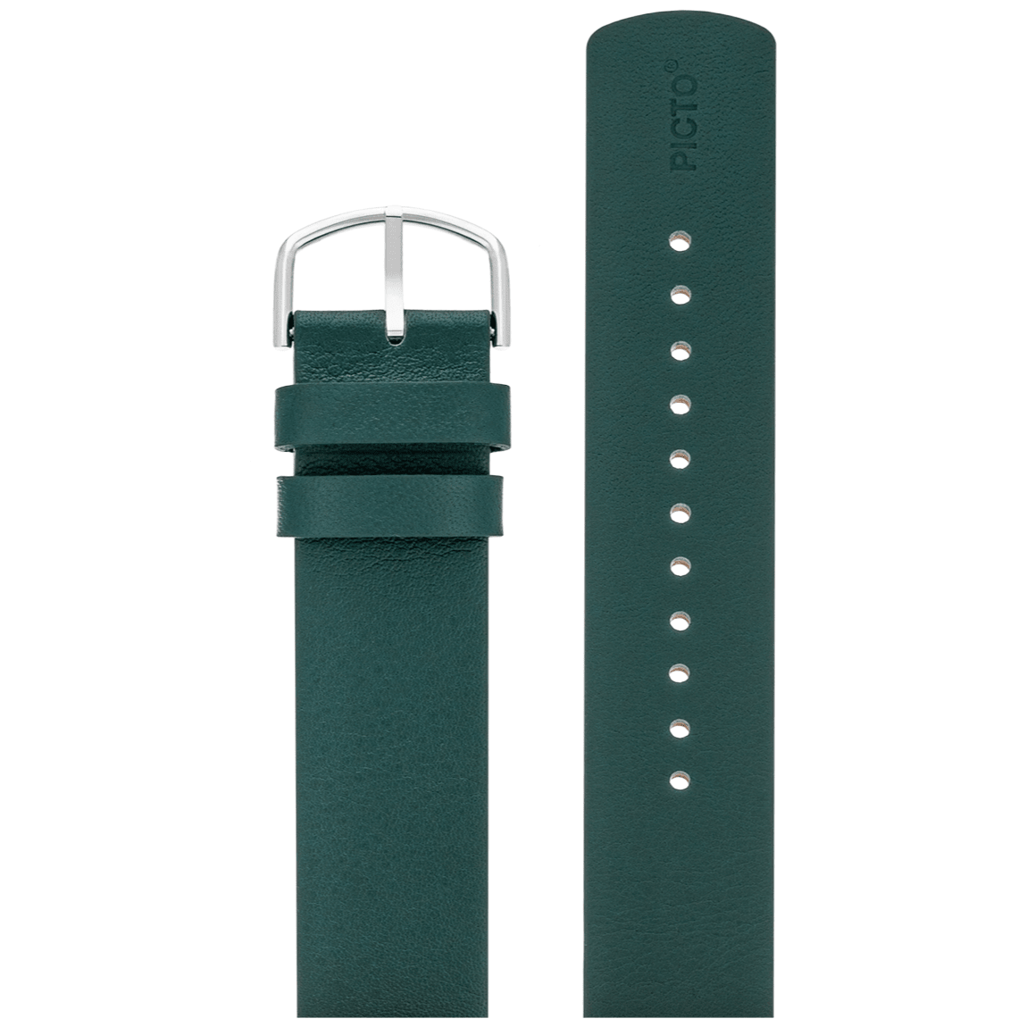 Picto Græsgrøn Læderrem 20 mm - Urma.dk