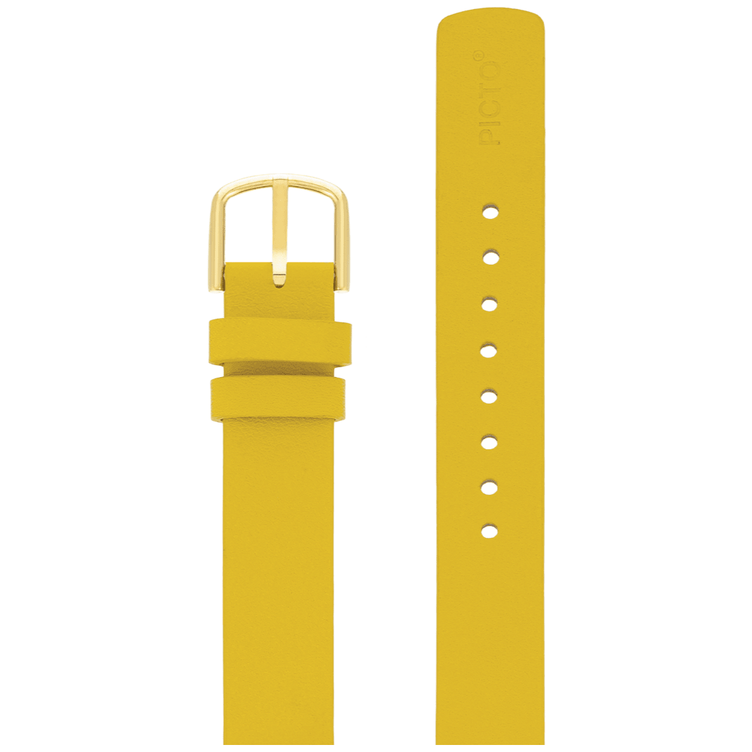 Picto Kanariegul Læderrem 14 mm - Urma.dk