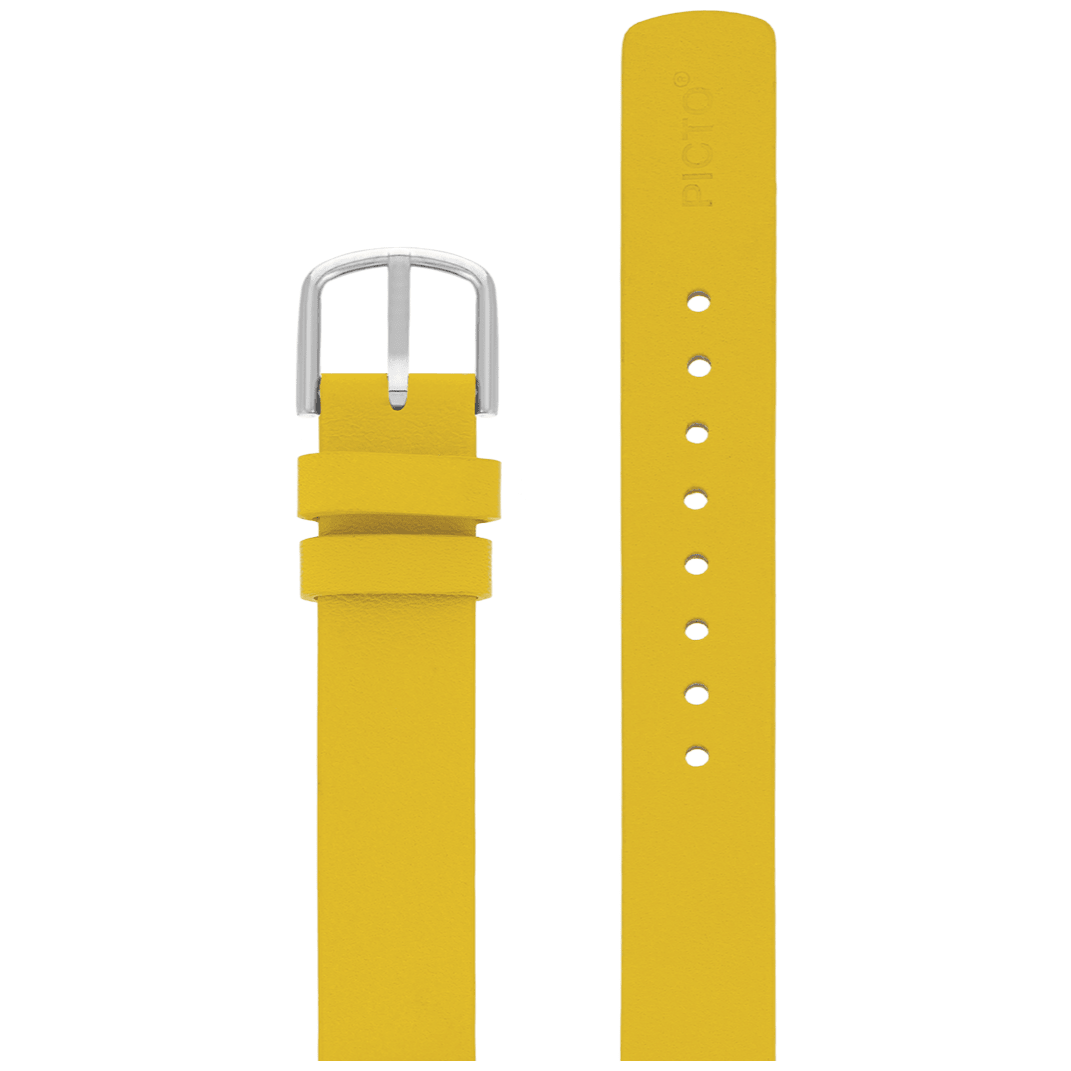 Picto Kanariegul Læderrem 14 mm - Urma.dk