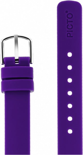 Picto lilla silikonerem, 12 mm - Urma.dk