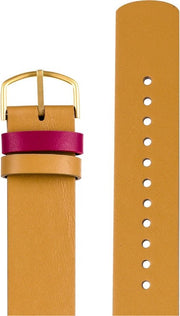 Picto lysebrun læderrem, 20 mm - Urma.dk