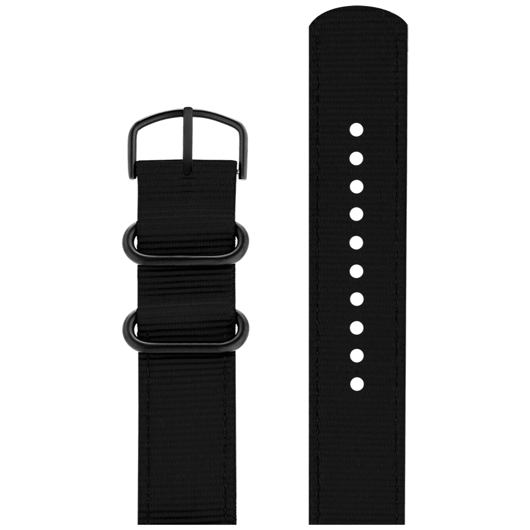 Picto Manta Ray Sort Genanvendt Rem 20 mm - Urma.dk