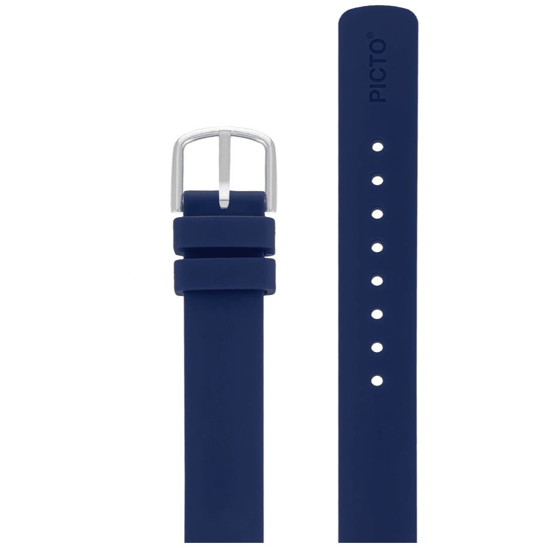 Picto Midnatsblå biobaseret TPU - rem 14 mm - Urma.dk