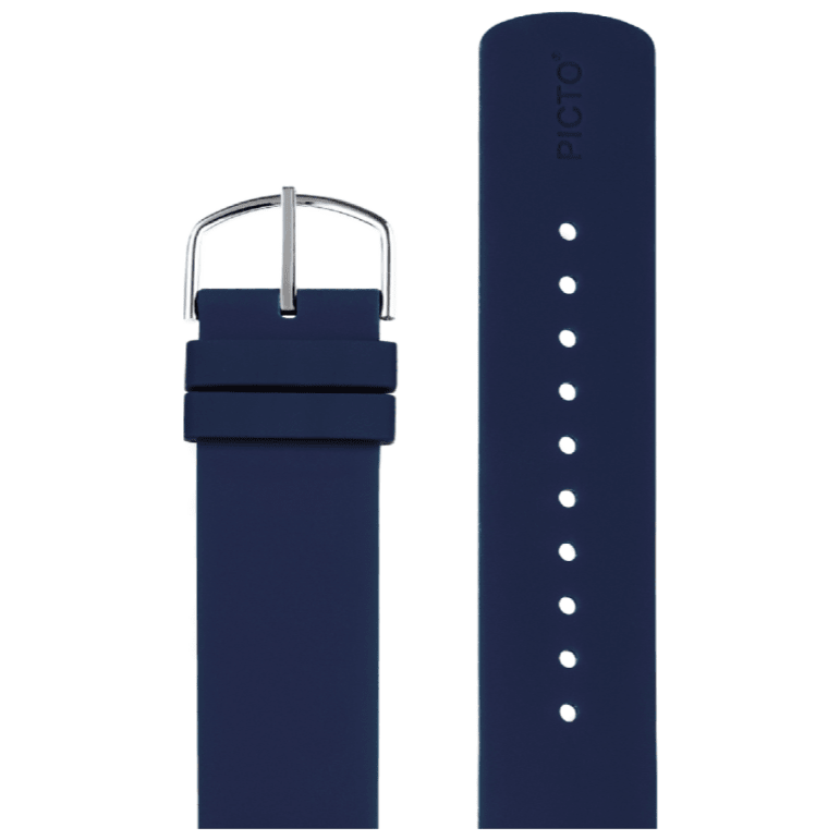 Picto Midnatsblå biobaseret TPU - rem 20 mm - Urma.dk