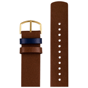 Picto Mørkebrun Læderrem 20 mm - Urma.dk