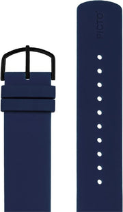 Picto navy blå silikonerem, 20 mm - Urma.dk