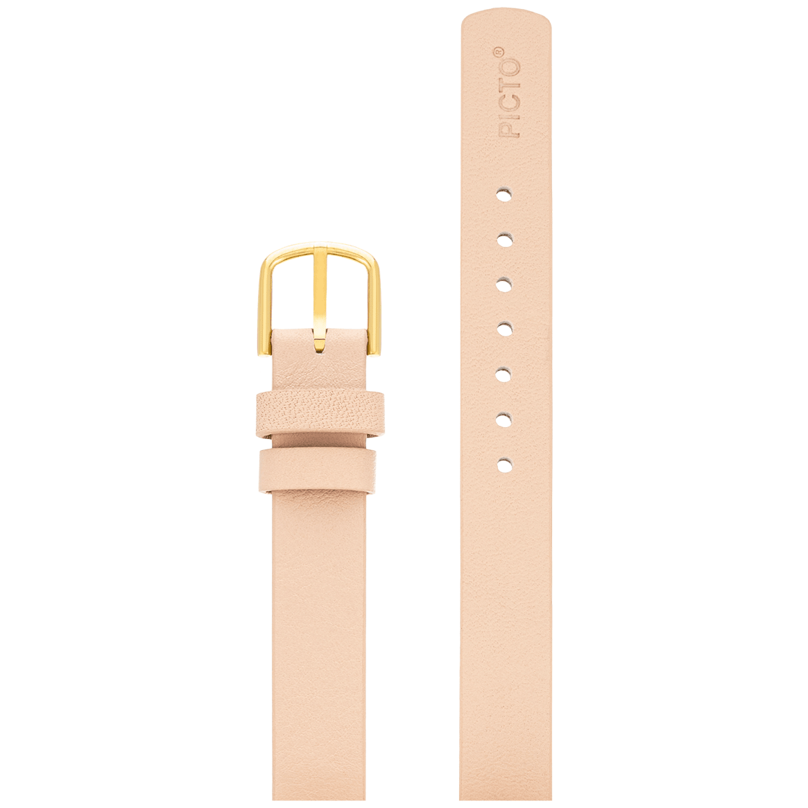 Picto Nude Læderrem 12 mm - Urma.dk