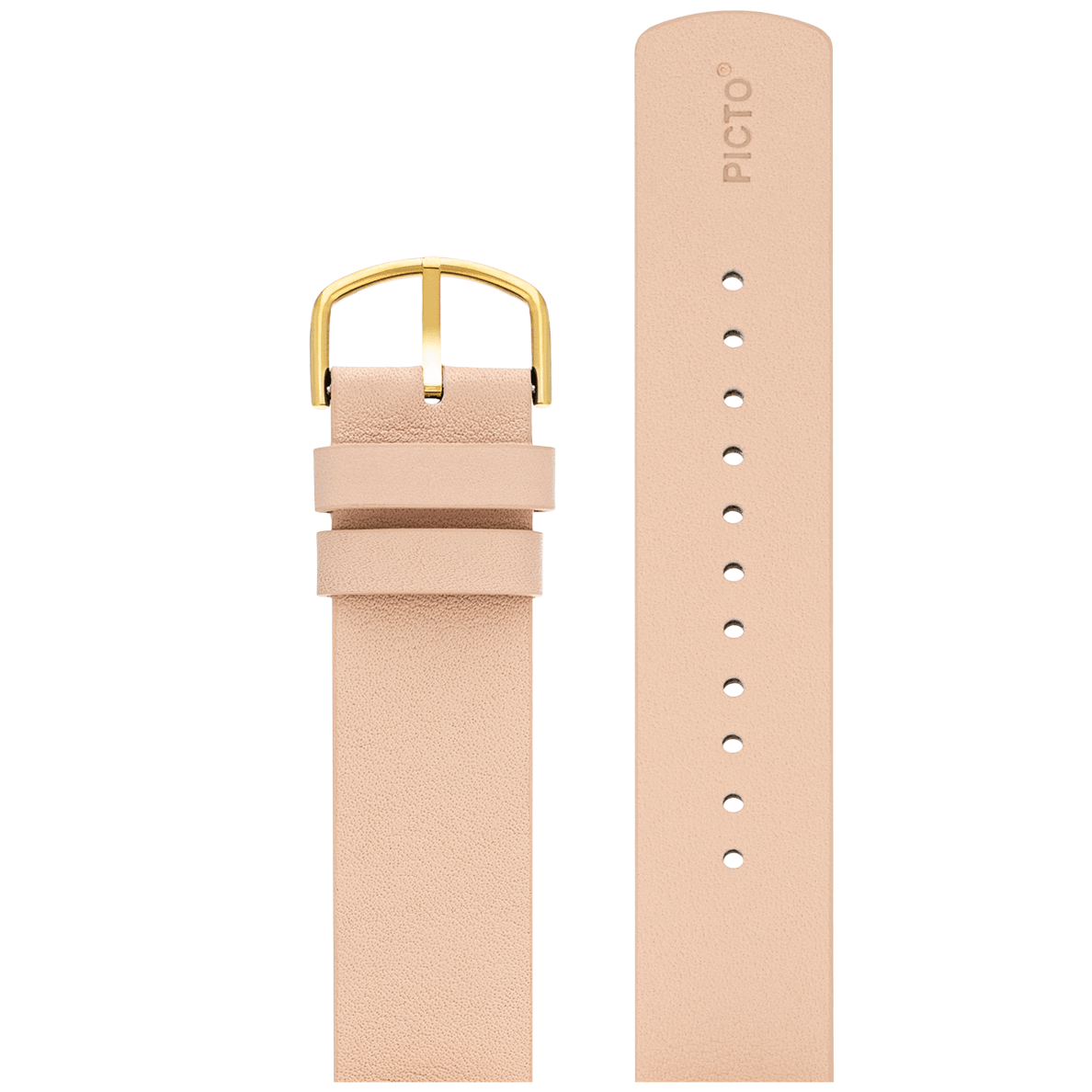Picto Nude Læderrem 20 mm - Urma.dk