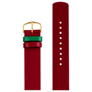 Picto Rubinrød Læderrem 20 mm - Urma.dk