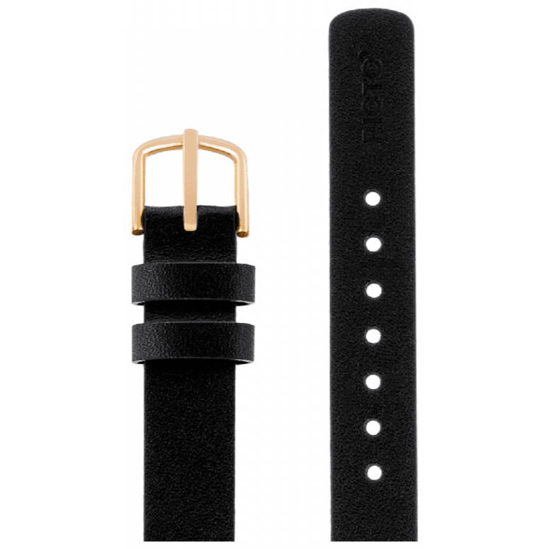 Picto Sort Læderrem 12 mm - Urma.dk