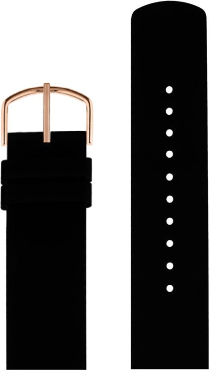 Picto sort silikonerem, 20 mm - Urma.dk