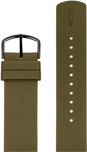 Picto army grøn silikonerem, 20 mm