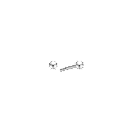 PLA. SØLV ØRESTIK 3MM KUGLE