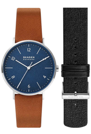 Skagen Aaren SKW1149 herre ur med ekstra læderrem.