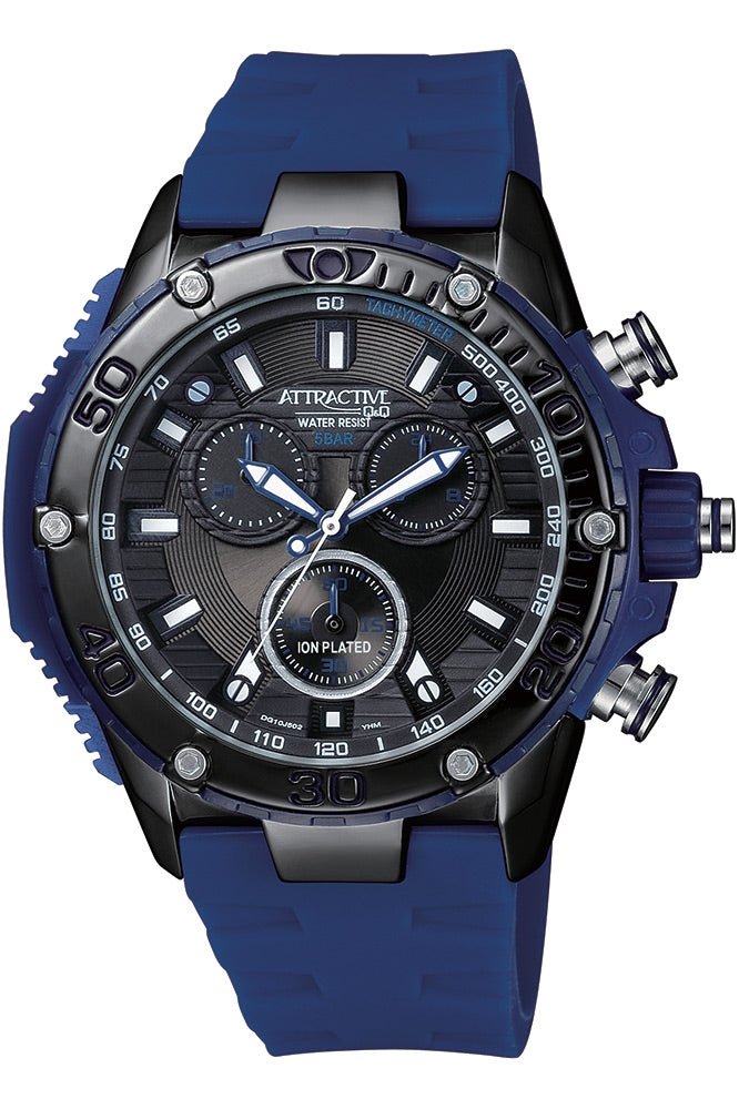 Q&Q herreur med gummirem A172J362Y - Urma.dk