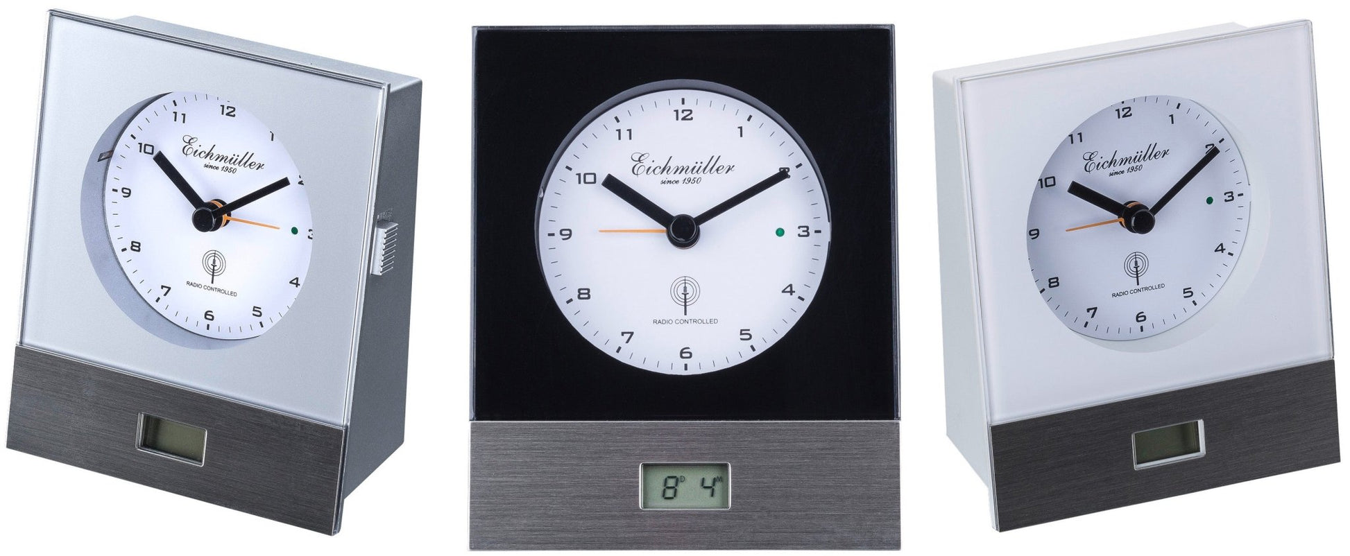 Radiostyret vækkeur med digital display