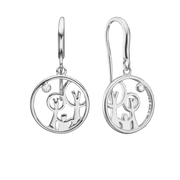 Red Barnet øreringe i sølv - Urma.dk