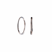 Rhd. sølv creol 12 mm udvendigt - Urma.dk