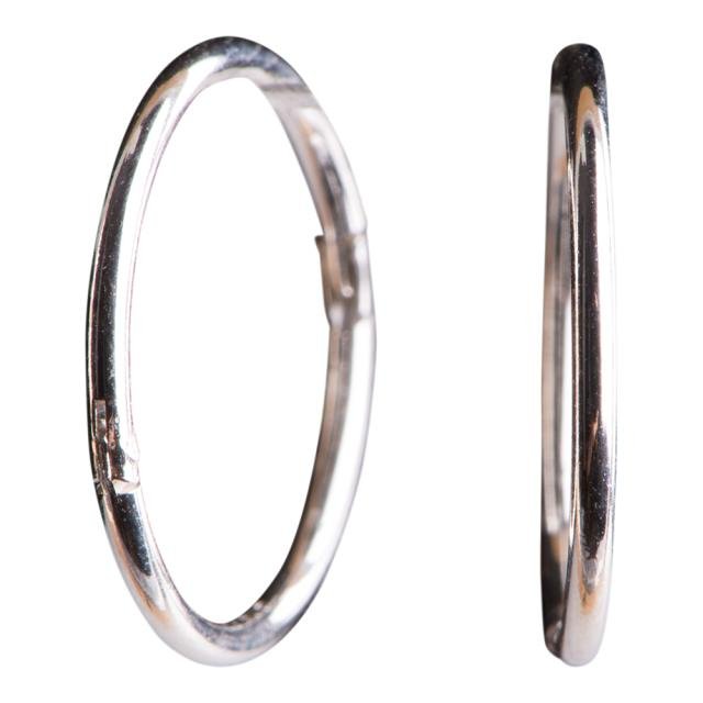 Rhd. sølv creol 16mm udvendigt - Urma.dk