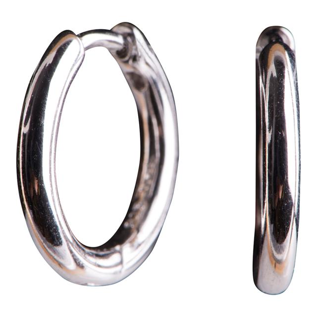 Rhd. sølv creol 17 mm - Urma.dk