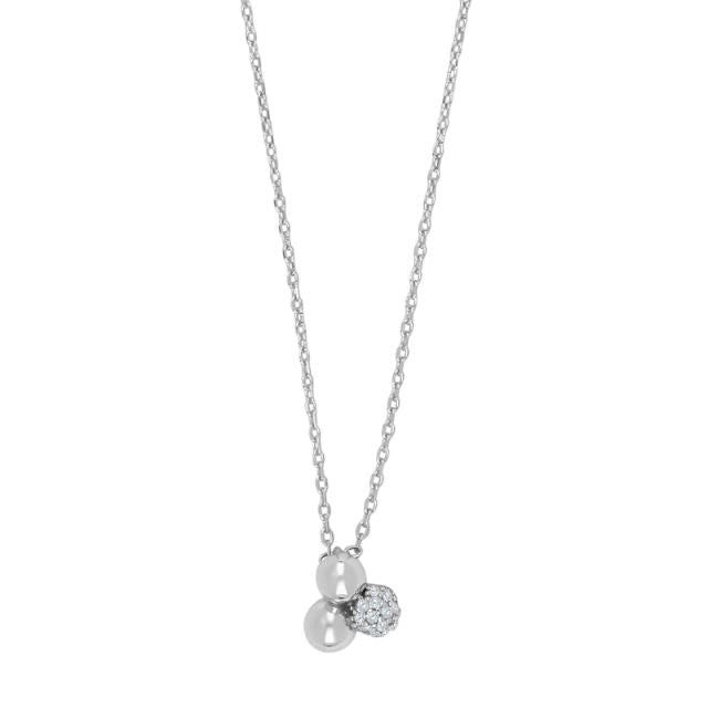 Rhd. sølv halskæde 3 OLINANOR - Urma.dk