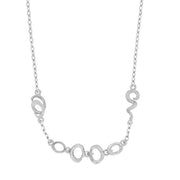 Rhd. Sølv halskæde GEM52 - Urma.dk