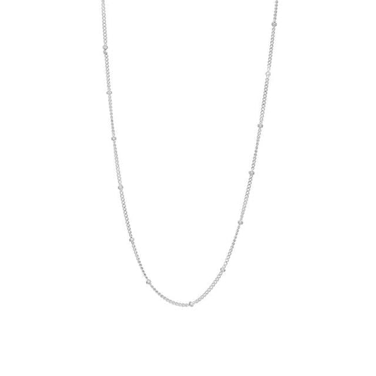Rhd. sølv kæde LINE52 45+5cm - Urma.dk