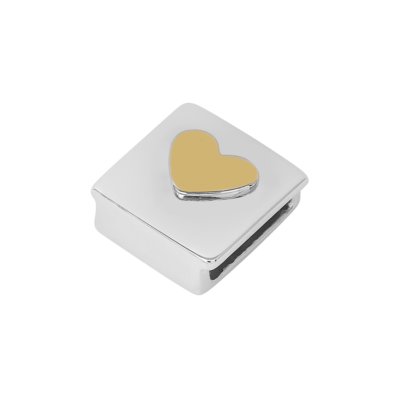 Rhd. Sølv led hjerte firkant TIML 8mm - Urma.dk