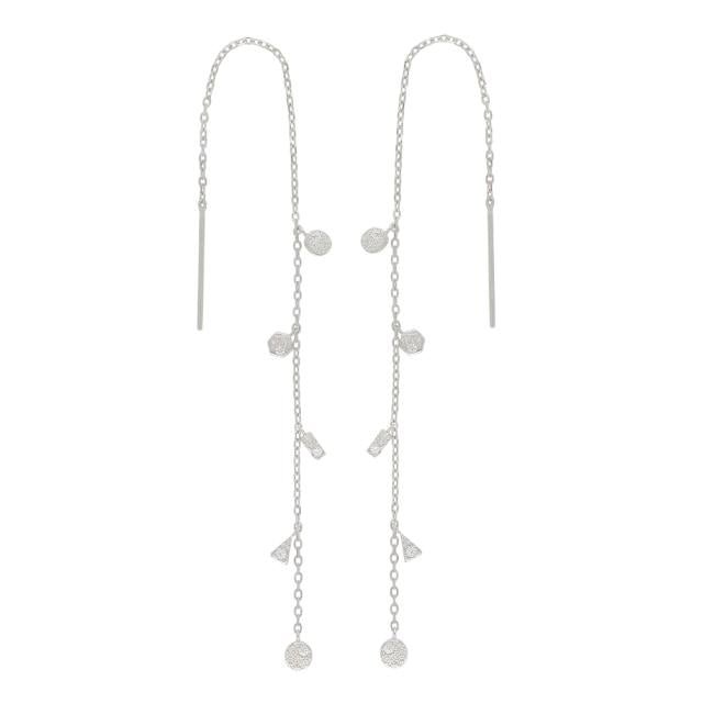 Rhd. Sølv ørehænger GWENNOR 13cm - Urma.dk