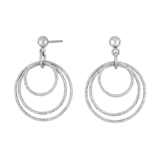 Rhd. Sølv ørehængere ADD52 - Urma.dk