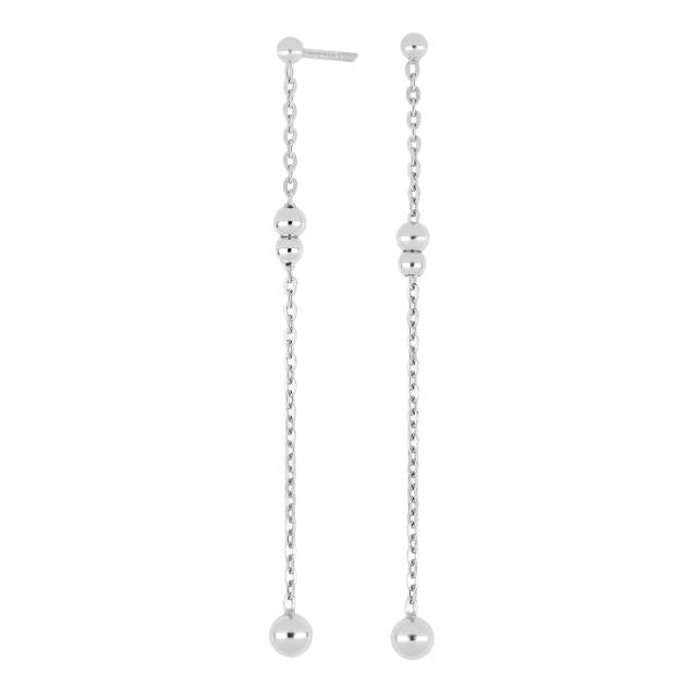 Rhd. sølv ørehængere BEADIT52 - Urma.dk