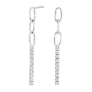 Rhd. Sølv ørehængere KLEONOR - Urma.dk