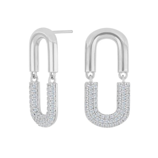 Rhd. Sølv ørehængere KORANOR - Urma.dk