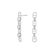 Rhd. Sølv ørehængere LARANOR - Urma.dk