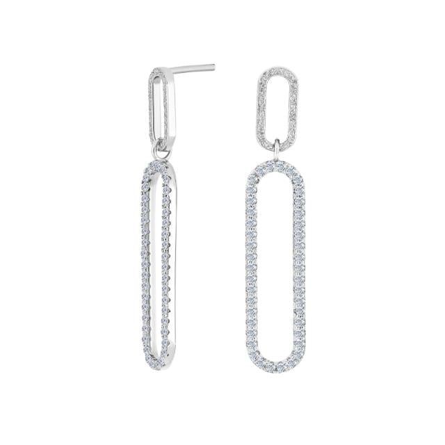 Rhd. Sølv ørehængere LENENOR - Urma.dk