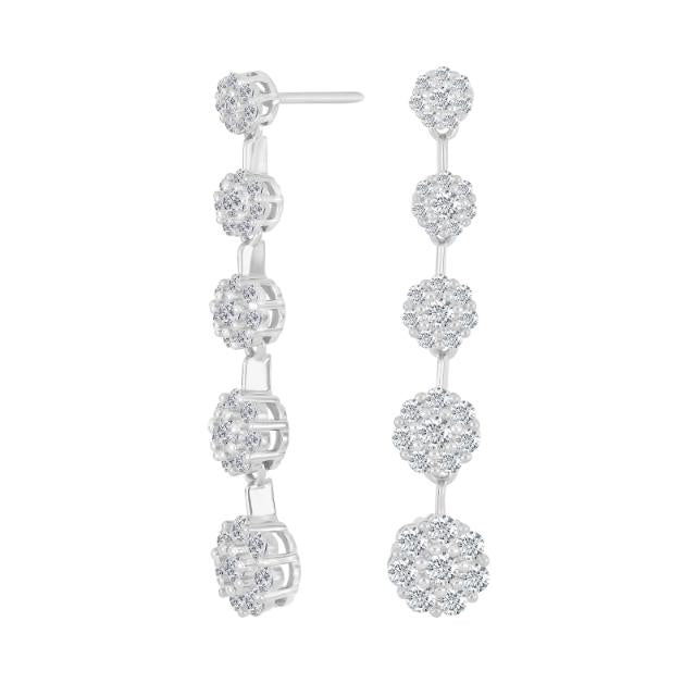 Rhd. Sølv ørehængere LISANOR - Urma.dk