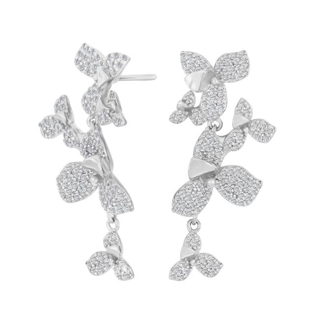 Rhd. Sølv ørehængere LOUISENOR - Urma.dk