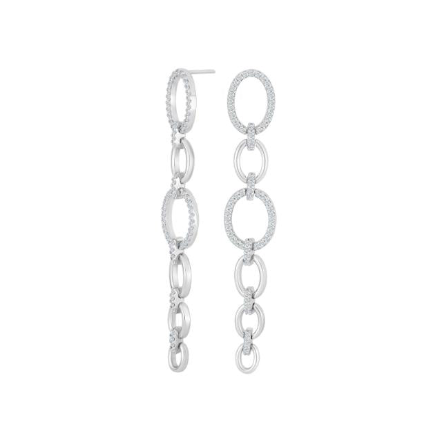 Rhd. Sølv ørehængere MIMINOR rund - Urma.dk