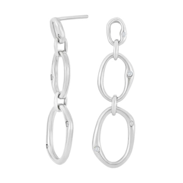 Rhd. sølv ørehængere NYTTENOR - Urma.dk