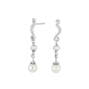 Rhd. sølv ørehængere SPACE52 1 - Urma.dk