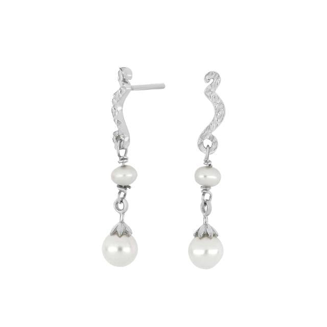 Rhd. sølv ørehængere SPACE52 1 - Urma.dk