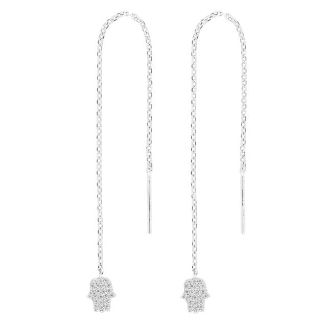 Rhd. Sølv ørekæder HAYLEYNOR - Urma.dk