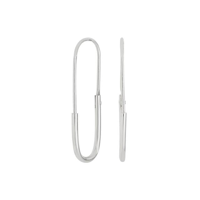Rhd. sølv øreringe PIN52 - Urma.dk