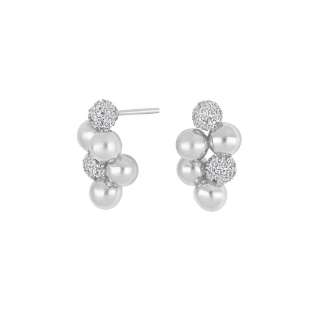 Rhd. sølv ørestikker 6 OLINANOR - Urma.dk