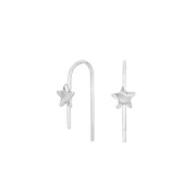 Rhd. sølv ørestikker BUY52 stjerne - Urma.dk
