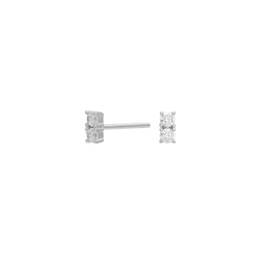 Rhd. Sølv ørestikker EVENOR 5mm - Urma.dk