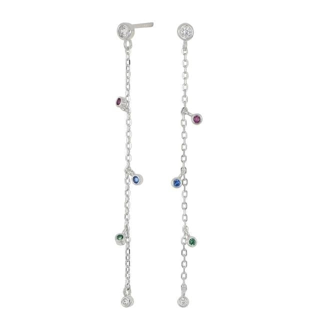 Rhd. Sølv ørestikker GIANOR 55mm - Urma.dk