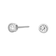 Rhd. Sølv ørestikker rørfatning 4mm - Urma.dk