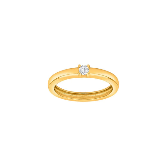 Rhd. Sølv ring 1cz OBINOR - Urma.dk