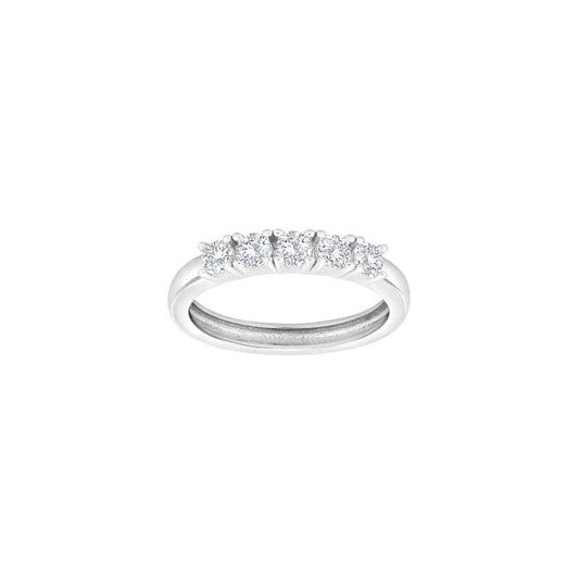 Rhd. Sølv ring 5cz OBINOR - Urma.dk